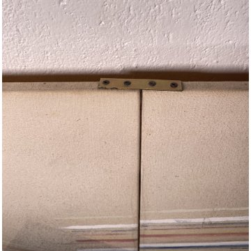 GRANDE QUADRO ASTRATTO Vittore Frattini ANNI 1988 DESIGN TECNICA MISTA VINTAGE