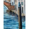 QUADRO DIPINTO OLIO C. Borrè VEDUTA VENEZIA SANTA MARIA DELLA SALUTE CANALE '79