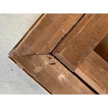 QUADRO DIPINTO OLIO TELA PAESAGGIO RURALE COLLINARE FIGURA STRADA RUSCELLO '800