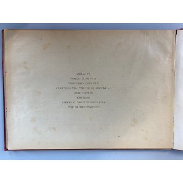 ANTICO LIBRO ORIGINI DEI GIUOCHI INFANTILI (bizzarrie) ROSSO ORO MILANO 1890