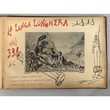 ANTICO LIBRO ORIGINI DEI GIUOCHI INFANTILI (bizzarrie) ROSSO ORO MILANO 1890
