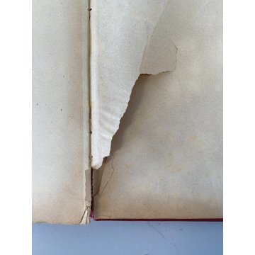ANTICO LIBRO ORIGINI DEI GIUOCHI INFANTILI (bizzarrie) ROSSO ORO MILANO 1890