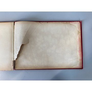 ANTICO LIBRO ORIGINI DEI GIUOCHI INFANTILI (bizzarrie) ROSSO ORO MILANO 1890
