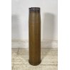 GRANDE VASO OTTONE BOSSOLO PROIETTILE 1979 ARTIGLIERIA GUERRA VASE MISSILE EPOCA