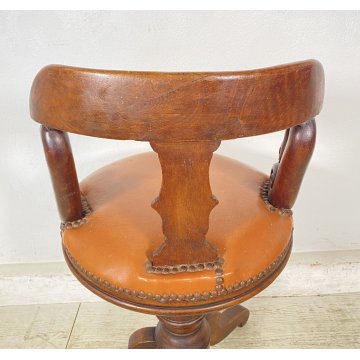 ANTICO SGABELLO FRANCESE SEDIA POLTRONCINA BAROCCO SEGGIOLA LEGNO EPOCA CHAIR