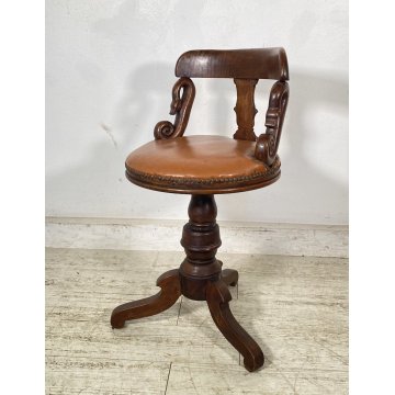 ANTICO SGABELLO FRANCESE SEDIA POLTRONCINA BAROCCO SEGGIOLA LEGNO EPOCA CHAIR