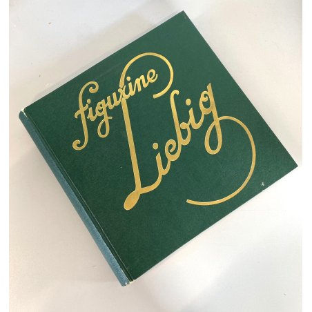 ALBUM FIGURINE Liebig 40 SERIE RACCOGLITORE VERDE 3 FIG. MANCANTI 1905-1953 ITA