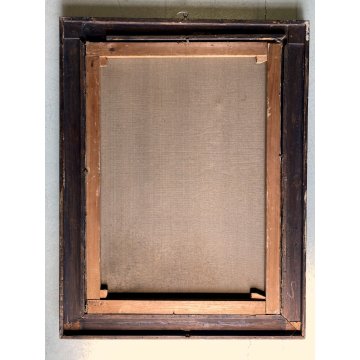 GRANDE QUADRO DIPINTO OLIO TELA Dante Montanari PAESAGGIO COLLINARE 91 x 118 cm
