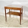 TAVOLINO SALOTTO DESIGN ANNI 7O LEGNO VETRO SMALL TABLE SCRITTOIO CASSETTO