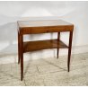 TAVOLINO SALOTTO DESIGN ANNI 7O LEGNO VETRO SMALL TABLE SCRITTOIO CASSETTO