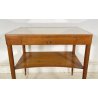 TAVOLINO SALOTTO DESIGN ANNI 7O LEGNO VETRO SMALL TABLE SCRITTOIO CASSETTO