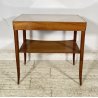 TAVOLINO SALOTTO DESIGN ANNI 7O LEGNO VETRO SMALL TABLE SCRITTOIO CASSETTO