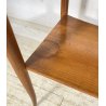 TAVOLINO SALOTTO DESIGN ANNI 7O LEGNO VETRO SMALL TABLE SCRITTOIO CASSETTO