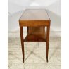 TAVOLINO SALOTTO DESIGN ANNI 7O LEGNO VETRO SMALL TABLE SCRITTOIO CASSETTO