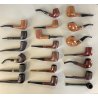 LOTTO 20 PIPE VINTAGE LEGNO ARGENTO SMOKING FUMO PFEIFE PIPA SAVINELLI LA FIAMMA
