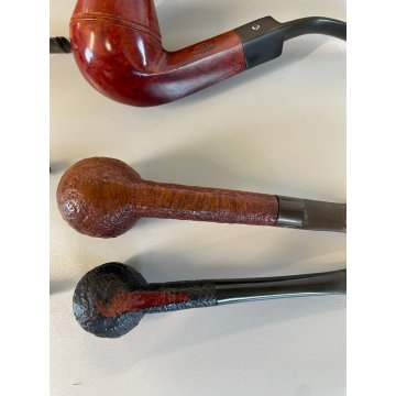 LOTTO 20 PIPE VINTAGE LEGNO ARGENTO SMOKING FUMO PFEIFE PIPA SAVINELLI LA FIAMMA