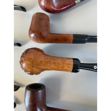 LOTTO 20 PIPE VINTAGE LEGNO ARGENTO SMOKING FUMO PFEIFE PIPA SAVINELLI LA FIAMMA