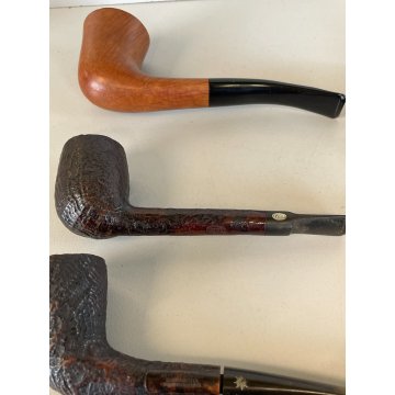 LOTTO 20 PIPE VINTAGE LEGNO ARGENTO SMOKING FUMO PFEIFE PIPA SAVINELLI LA FIAMMA