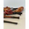 LOTTO 20 PIPE VINTAGE LEGNO ARGENTO SMOKING FUMO PFEIFE PIPA SAVINELLI LA FIAMMA
