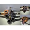 LOTTO 20 PIPE VINTAGE LEGNO ARGENTO SMOKING FUMO PFEIFE PIPA SAVINELLI LA FIAMMA