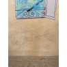 STAMPA MULTIPLO MARIO SCHIFANO "FINESTRA" ARTE CONTEMPORANEA QUADRO EPOCA 1970