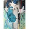 STAMPA MULTIPLO MARIO SCHIFANO "FINESTRA" ARTE CONTEMPORANEA QUADRO EPOCA 1970