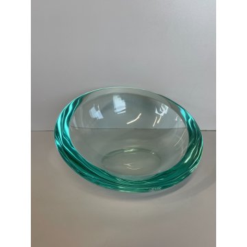 SVUOTATASCHE DESIGN Fontana Arte by Max Ingrand VETRO CRISTALLO MOLATO VERDE