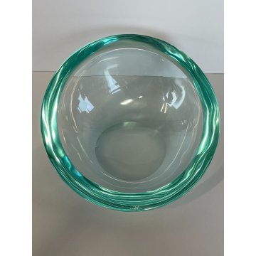 SVUOTATASCHE DESIGN Fontana Arte by Max Ingrand VETRO CRISTALLO MOLATO VERDE