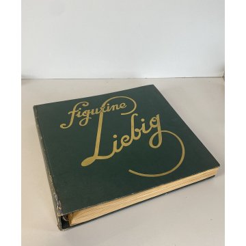 ALBUM FIGURINE Liebig 40 SERIE COMPLETE RACCOGLITORE VERDE ANELLI META' '900 ITA