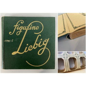 ALBUM FIGURINE Liebig 33 SERIE COMPLETE RACCOGLITORE VERDE META'  '900 ITA