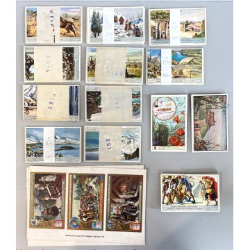 LOTTO 10 SERIE FIGURINE Liebig COMPLETE 12 fig VARIE 2 SERIE Lavazza 6 fig AMICA