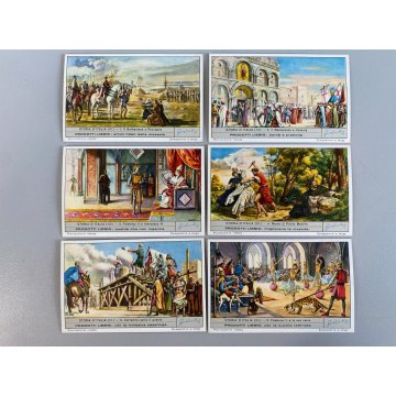 LOTTO 10 SERIE FIGURINE Liebig COMPLETE 12 fig VARIE 2 SERIE Lavazza 6 fig AMICA