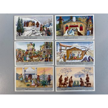 LOTTO 10 SERIE FIGURINE Liebig COMPLETE 12 fig VARIE 2 SERIE Lavazza 6 fig AMICA