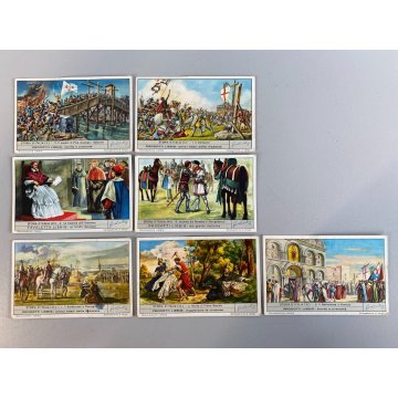 LOTTO 10 SERIE FIGURINE Liebig COMPLETE 12 fig VARIE 2 SERIE Lavazza 6 fig AMICA