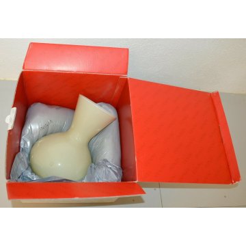 VASO DESIGN VENINI Idria H. 36 cm. VETRO MURANO scatola GLASS VASE collezione