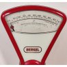 BERKEL Bilancia 1 PIATTO colore ROSSO portata 3 kg PESO div. 5 gr VINTAGE SCALE