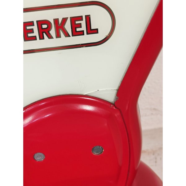 BERKEL Bilancia 1 PIATTO colore ROSSO portata 3 kg PESO div. 5 gr VINTAGE SCALE