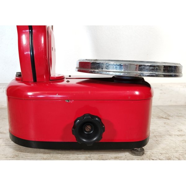 BERKEL Bilancia 1 PIATTO colore ROSSO portata 3 kg PESO div. 5 gr VINTAGE SCALE