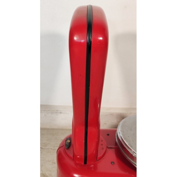 BERKEL Bilancia 1 PIATTO colore ROSSO portata 3 kg PESO div. 5 gr VINTAGE SCALE