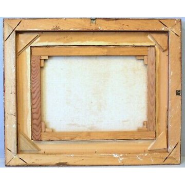ANTICO QUADRO Rino Stringara PAESAGGIO MONTANO ALPEGGIO MACUGNAGA FORMAZZA '900