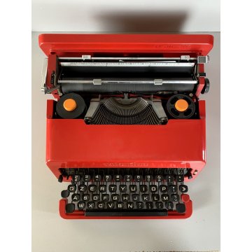 MACCHINA DA SCRIVERE OLIVETTI Valentine ROSSA PORTATILE Sottsass TYPE WRITER '70
