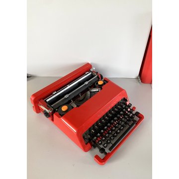 MACCHINA DA SCRIVERE OLIVETTI Valentine ROSSA PORTATILE Sottsass TYPE WRITER '70