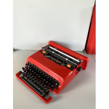 MACCHINA DA SCRIVERE OLIVETTI Valentine ROSSA PORTATILE Sottsass TYPE WRITER '70