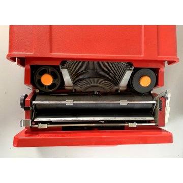 MACCHINA DA SCRIVERE OLIVETTI Valentine ROSSA PORTATILE Sottsass TYPE WRITER '70