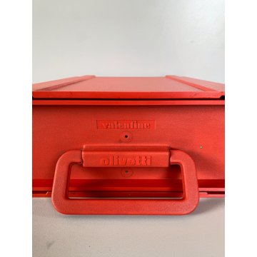 MACCHINA DA SCRIVERE OLIVETTI Valentine ROSSA PORTATILE Sottsass TYPE WRITER '70