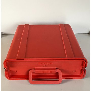 MACCHINA DA SCRIVERE OLIVETTI Valentine ROSSA PORTATILE Sottsass TYPE WRITER '70
