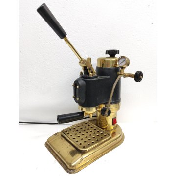 La Cimbali MACCHINA CAFFE' ESPRESSO a LEVA Microcimbali Vintage COLOR ORO Italia