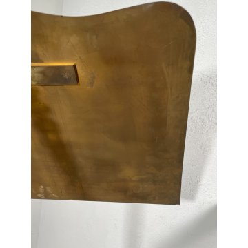 ANTICO GRANDE LEGGIO LIBERTY DA TERRA IN OTTONE GIREVOLE ALZABILE PORTA LIBRO