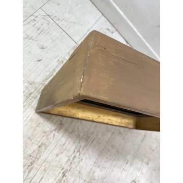 ANTICO DIPINTO OLIO TAVOLA PAESAGGIO RURALE CREPUSCOLO CAVALLO MANDRIANO BUE 800