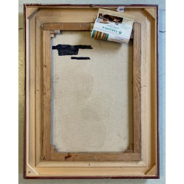 QUADRO DIPINTO ASTRATTO OLIO TELA Antonio Barilà ARTE CONTEMPORANEA EPOCA '900